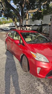 Red 2012 Toyota Prius Three