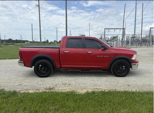 Red 2011 Dodge Ram 1500 SLT