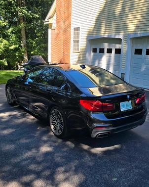 Black 2020 BMW M550 i xDrive