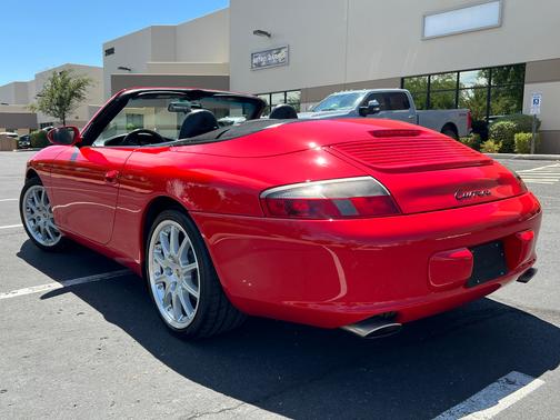 Red 2002 Porsche 911 911 Carrera Cabriolet