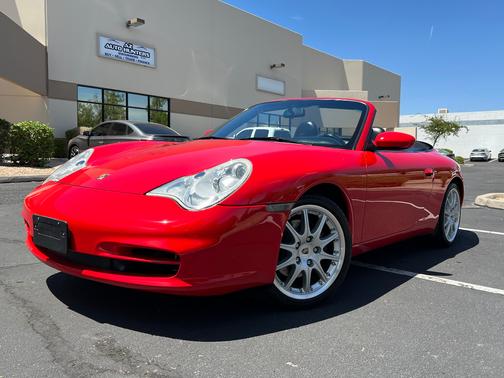 Red 2002 Porsche 911 911 Carrera Cabriolet