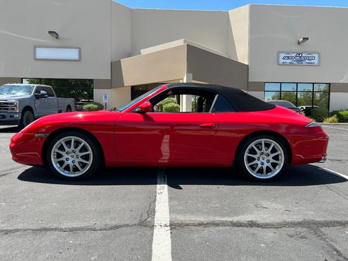 Red 2002 Porsche 911 911 Carrera Cabriolet