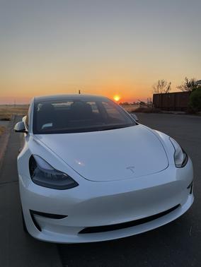White 2023 Tesla Model 3 Base