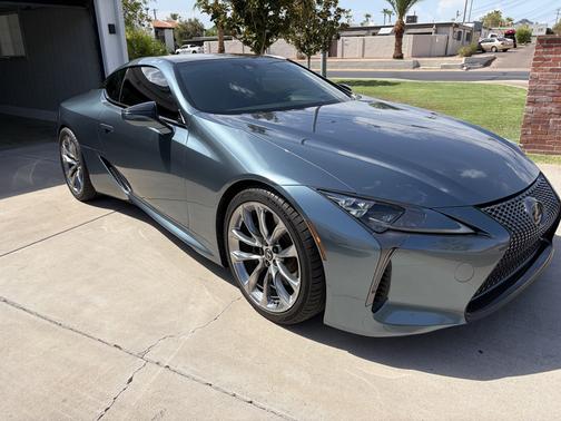 Gray 2019 Lexus LC 500 Base