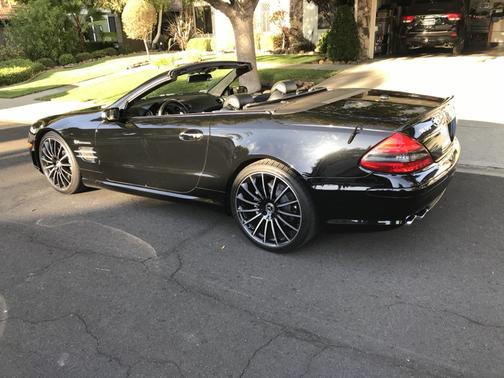 Black 2008 Mercedes-Benz SL-Class SL55 AMG Roadster