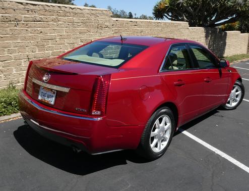 Red 2008 Cadillac CTS Base