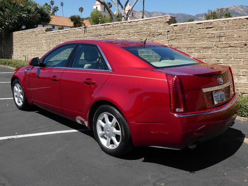 Red 2008 Cadillac CTS Base