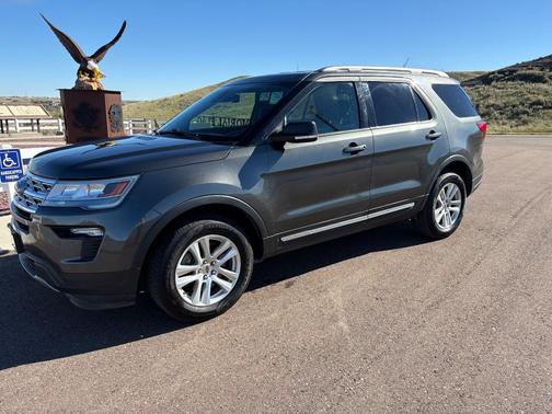 Gray 2019 Ford Explorer XLT