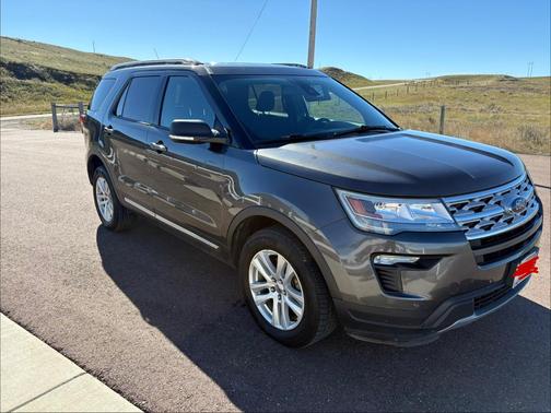 Gray 2019 Ford Explorer XLT
