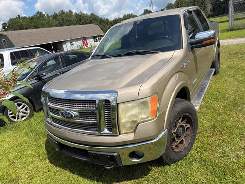 Beige 2011 Ford F-150 Lariat