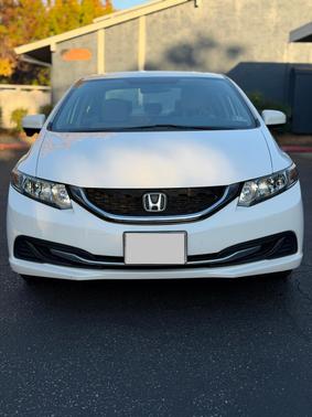 White 2014 Honda Civic EX