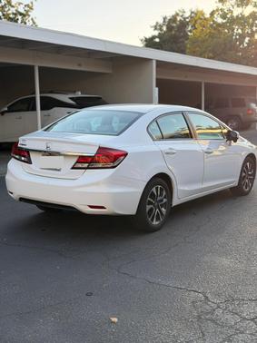 White 2014 Honda Civic EX