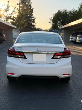 White 2014 Honda Civic EX