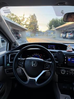 White 2014 Honda Civic EX