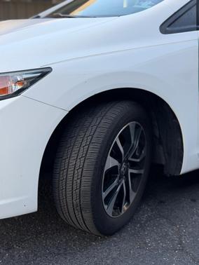 White 2014 Honda Civic EX