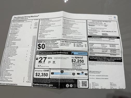 2025 BMW X3 M50 xDrive