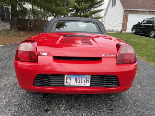 Red 2002 Toyota MR2 Spyder