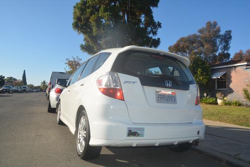 White 2011 Honda Fit Sport