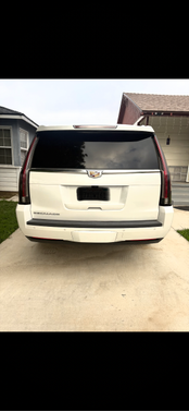 White 2017 Cadillac Escalade ESV Platinum