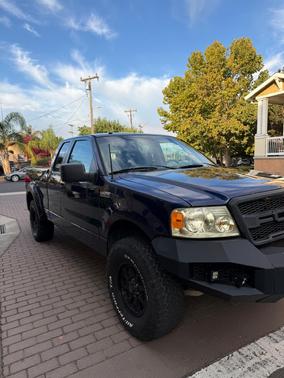 Blue 2008 Ford F-150 Lariat SuperCab