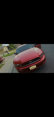 Red 2013 Ford Mustang V6