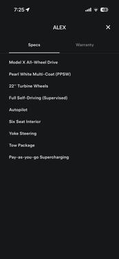 White 2022 Tesla Model X Long Range