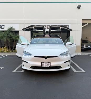 White 2022 Tesla Model X Long Range