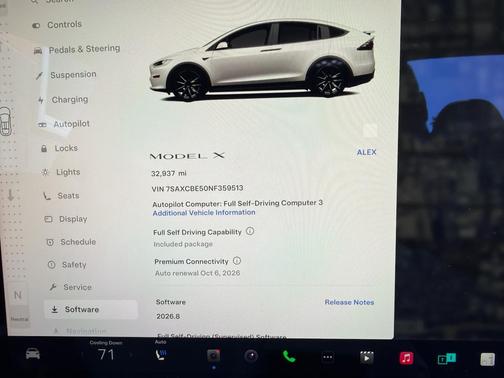 White 2022 Tesla Model X Long Range