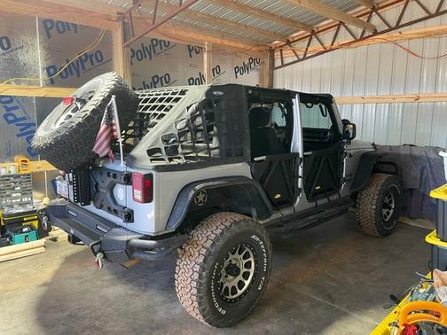 Silver 2012 Jeep Wrangler Unlimited Sport
