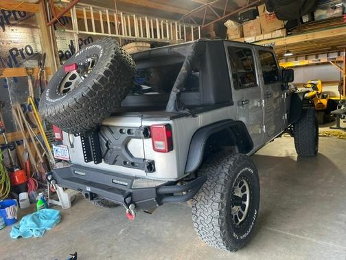 Silver 2012 Jeep Wrangler Unlimited Sport