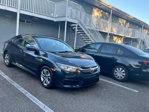 Blue 2018 Honda Civic LX
