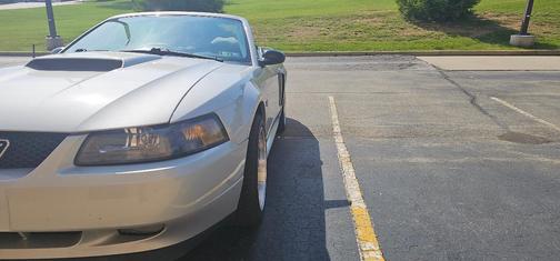 Silver 2002 Ford Mustang GT