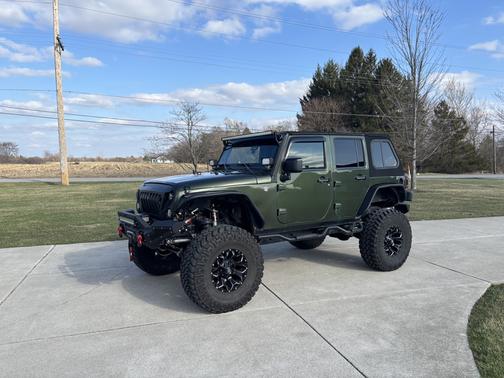Green 2008 Jeep Wrangler Unlimited X