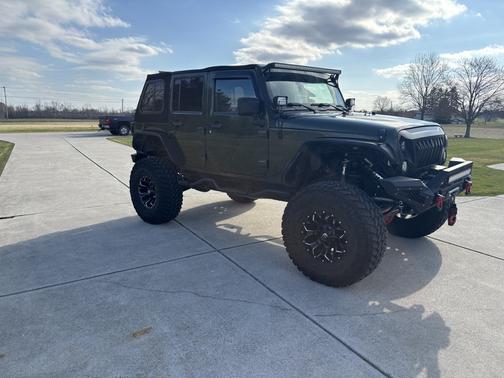 Green 2008 Jeep Wrangler Unlimited X