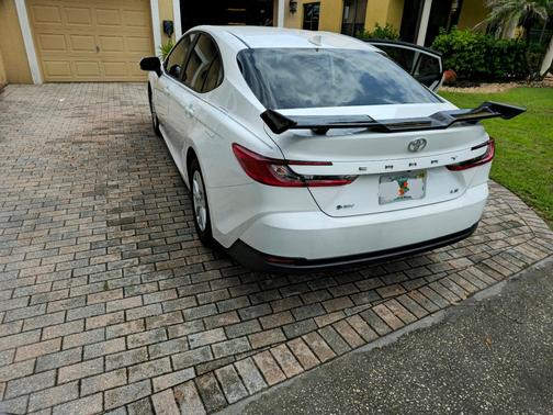 White 2025 Toyota Camry LE