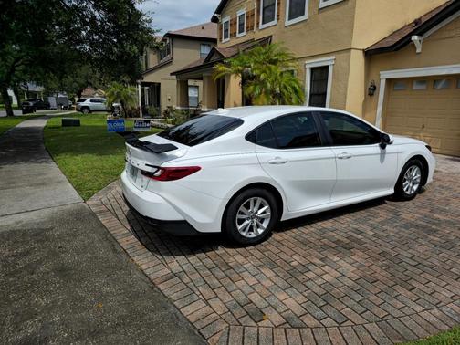 White 2025 Toyota Camry LE