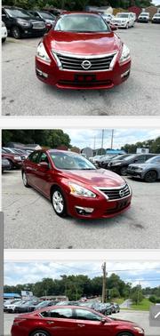 Red 2014 Nissan Altima 2.5 SV