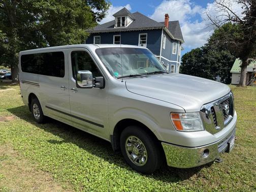 Gray 2013 Nissan NV Passenger NV3500 HD SL V8