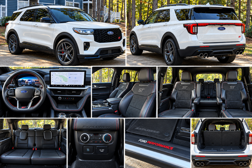 White 2025 Ford Explorer ST 4WD