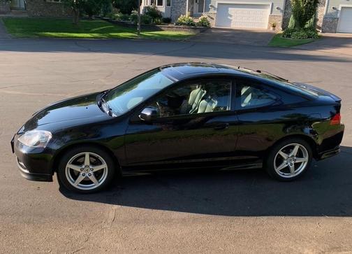 Black 2005 Acura RSX Type S