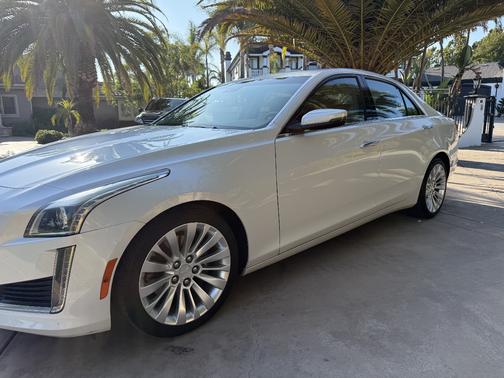White 2016 Cadillac CTS 2.0L Turbo Luxury