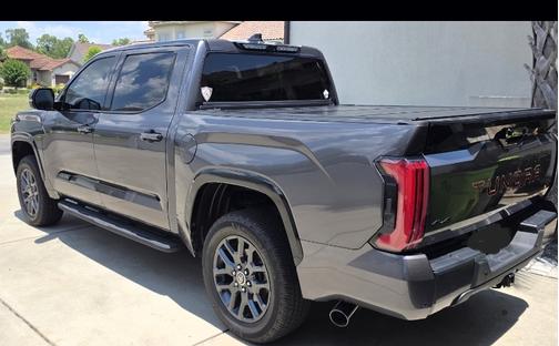 Gray 2022 Toyota Tundra Hybrid Platinum