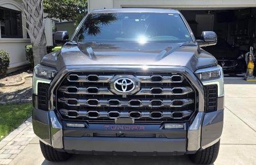 Gray 2022 Toyota Tundra Hybrid Platinum