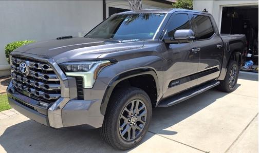 Gray 2022 Toyota Tundra Hybrid Platinum