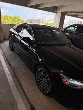 Black 2018 Audi A6 2.0T Premium