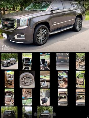 Gray 2015 GMC Yukon SLT