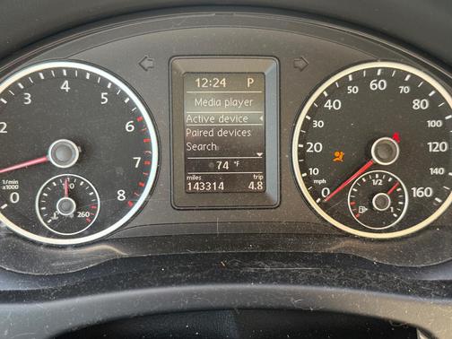 Blue 2012 Volkswagen Tiguan SE