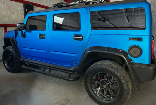 Blue 2004 Hummer H2 Base