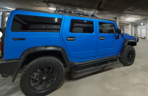 Blue 2004 Hummer H2 Base