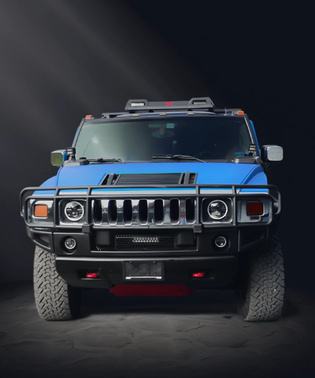 Blue 2004 Hummer H2 Base